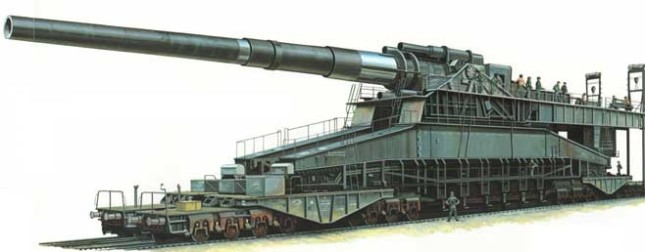 Dora 800mm railway gun