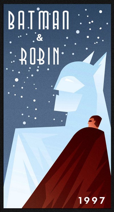 Batman and Robin poster by rodolforever, 2009