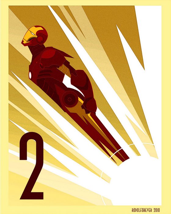 Iron Man 2 poster by rodolforever, 2010
