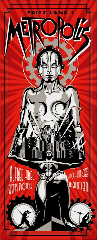 Metropolis red print by rodolforever, 2012